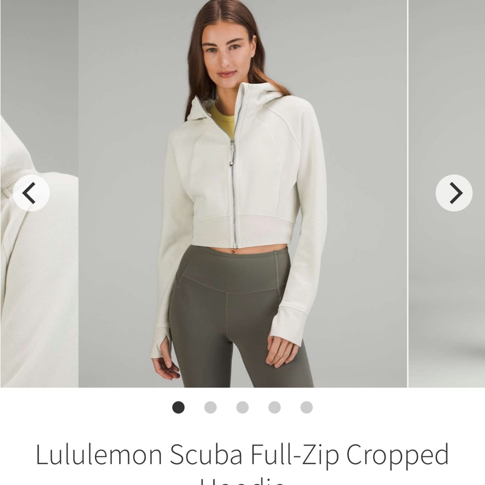 Lululemon cropped scuba